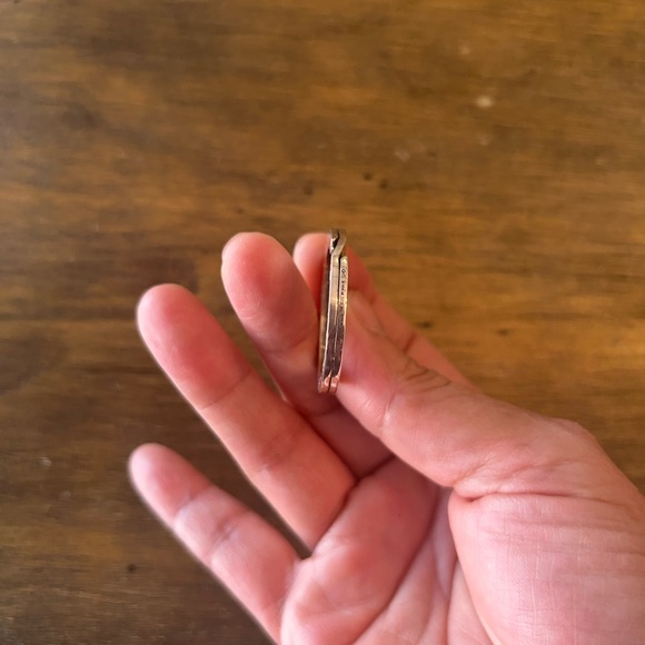 BVLGARI Logo Sterling Silver Pendant / Key Ring - Picture 4 of 8